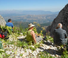 Organised Walk to top of Sirente Mountain