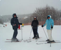 Begginers Skiing at Campo Felice