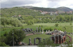 Ampithetre and nearby Roman Archeology