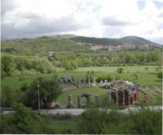 Ampitheatre and nearby Roman Archeology