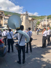 Large Yamaha Tuba in the Village Band