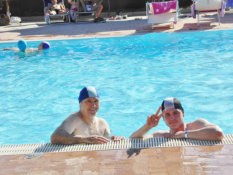 Bathing Caps obligatory in Italian pools!