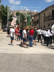 Religious Procession Around The Village