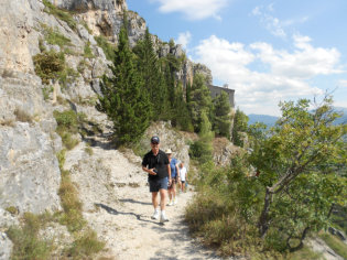 A safe but challenging walk up
